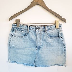 Denim x Alexander Wang Bite Skirt